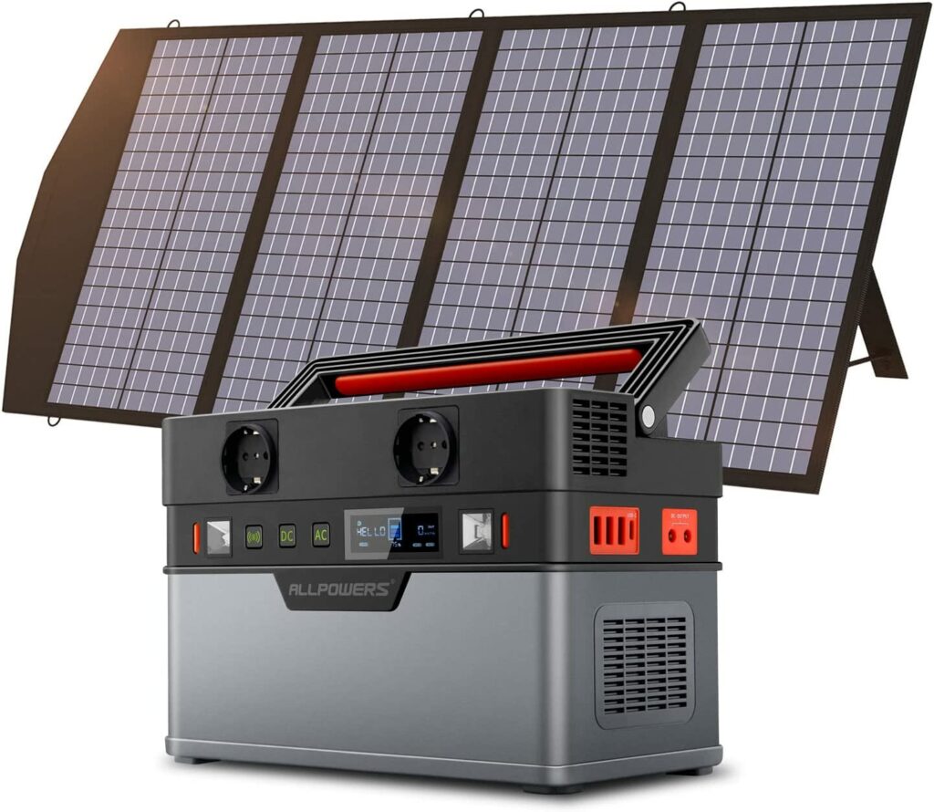 ALLPOWERS 606Wh 700W auf weißem untergrund