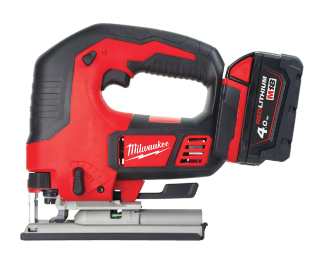 Milwaukee M18 BJS-402C Akku-Stichsäge auf weißem Untergrund