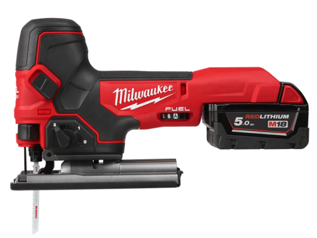 Milwaukee M18 FBJS-502X Akku-Stichsäge auf weißen Untergrund