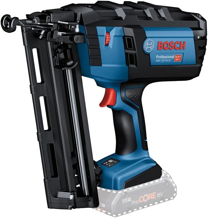Bosch Professional Akku-Nagler auf weißem Untergrund