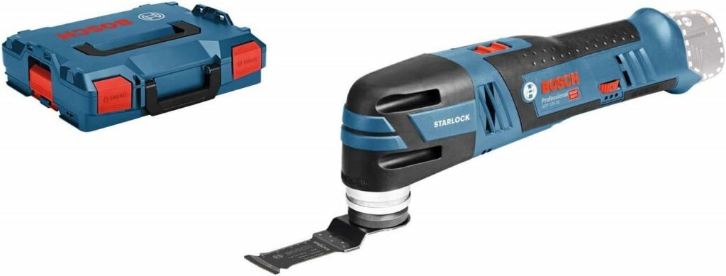 Bosch Professional Akku Multifunktionswerkzeug GOP 12V-28 auf weißem Untergrund