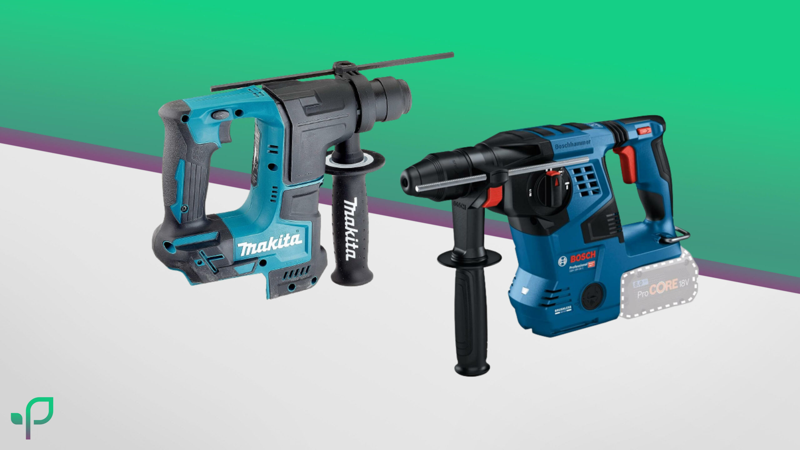 Makita vs. Bosch Professional AkkuBohrhammer